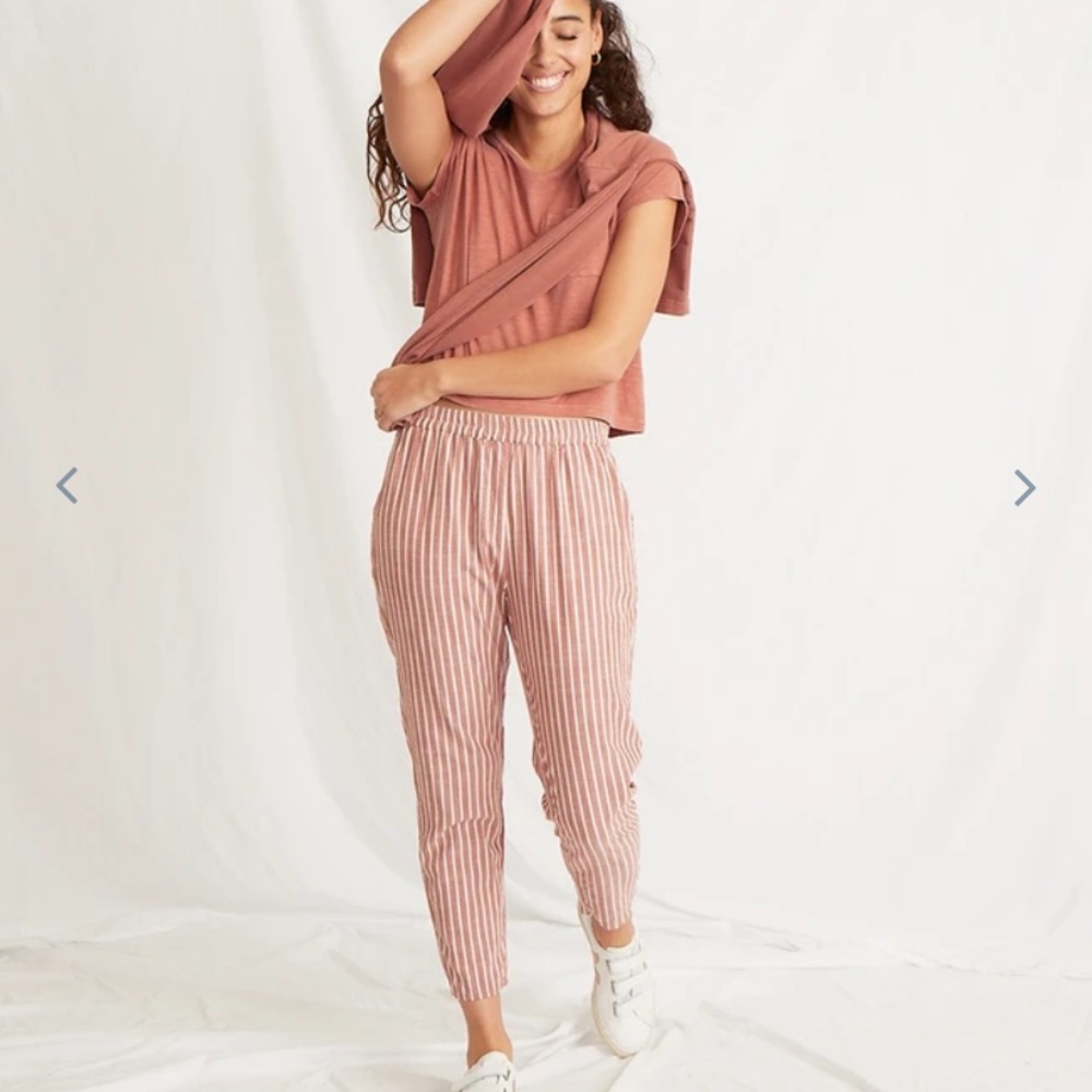 Marine Layer Monica pant Medium Striped